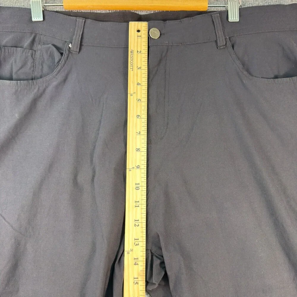 Telluride Clothing Co Men’s Pants Size 40 Black Stretch Nylon Spandex Straight